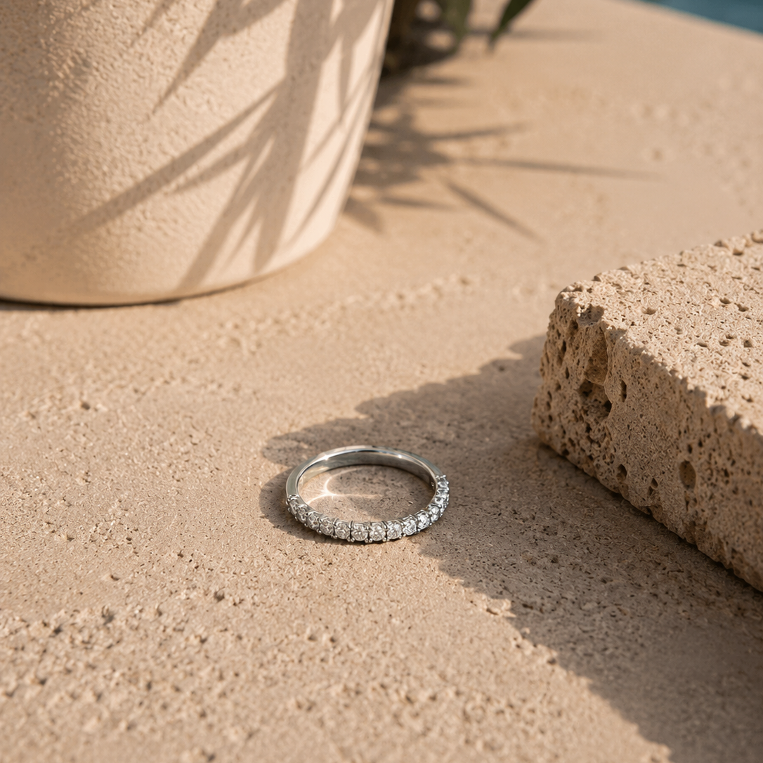 Tennis Ring Silver