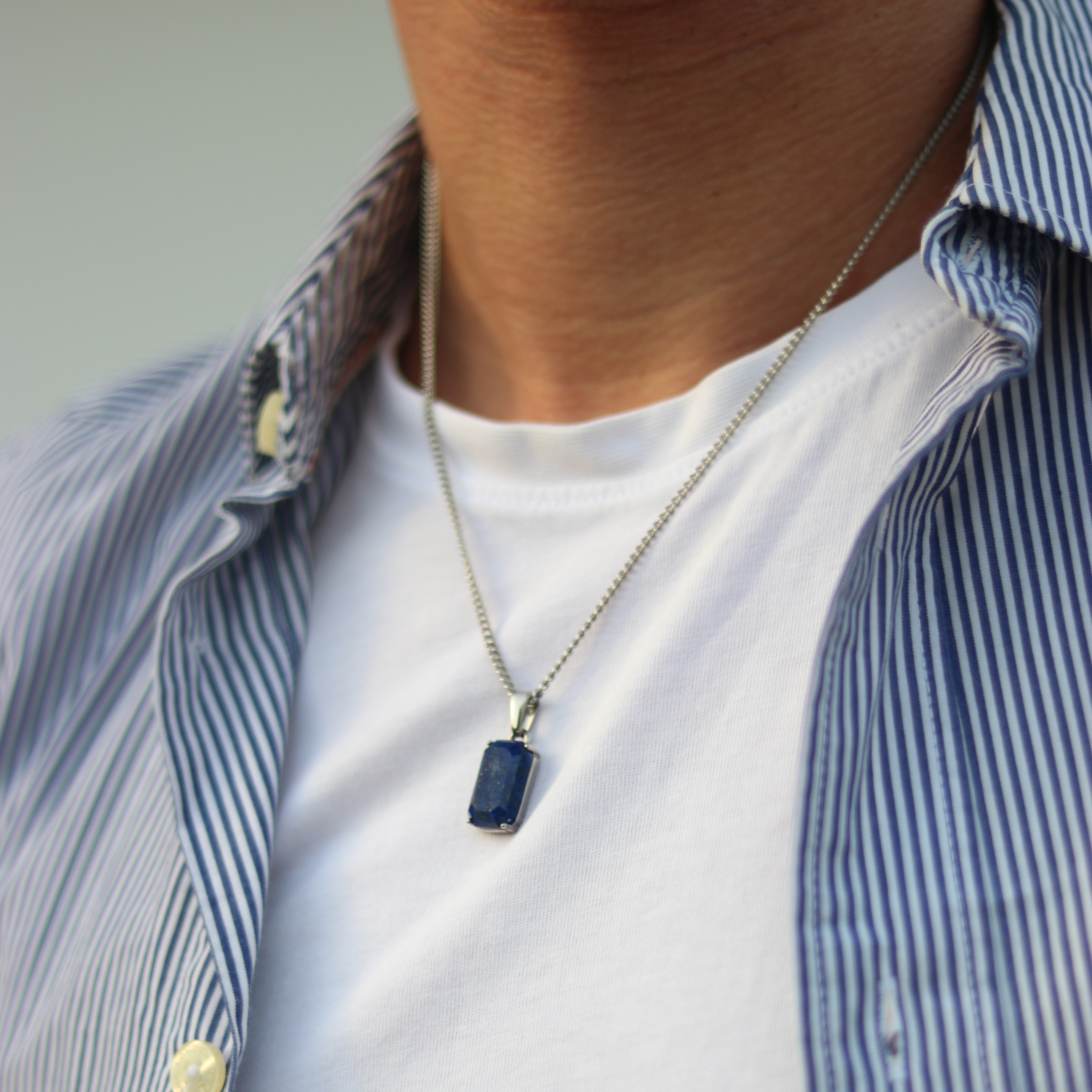 Void Lapis Pendant Silver