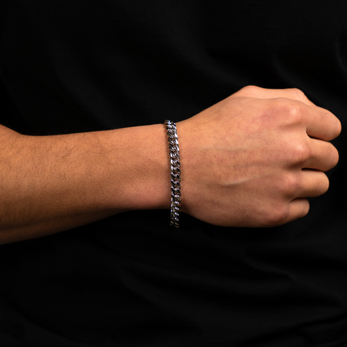 
Cuban Link Bransoletka Srebrna 8MM