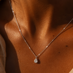 Auréa Drop Necklace Silver
