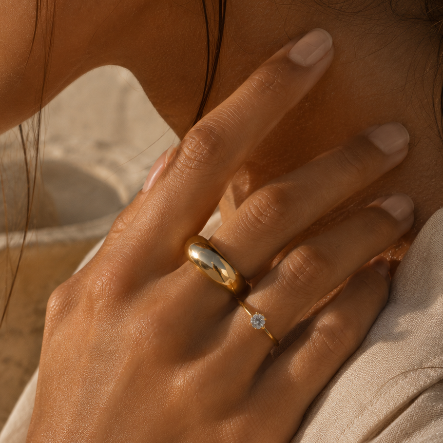 Dome Ring Gold