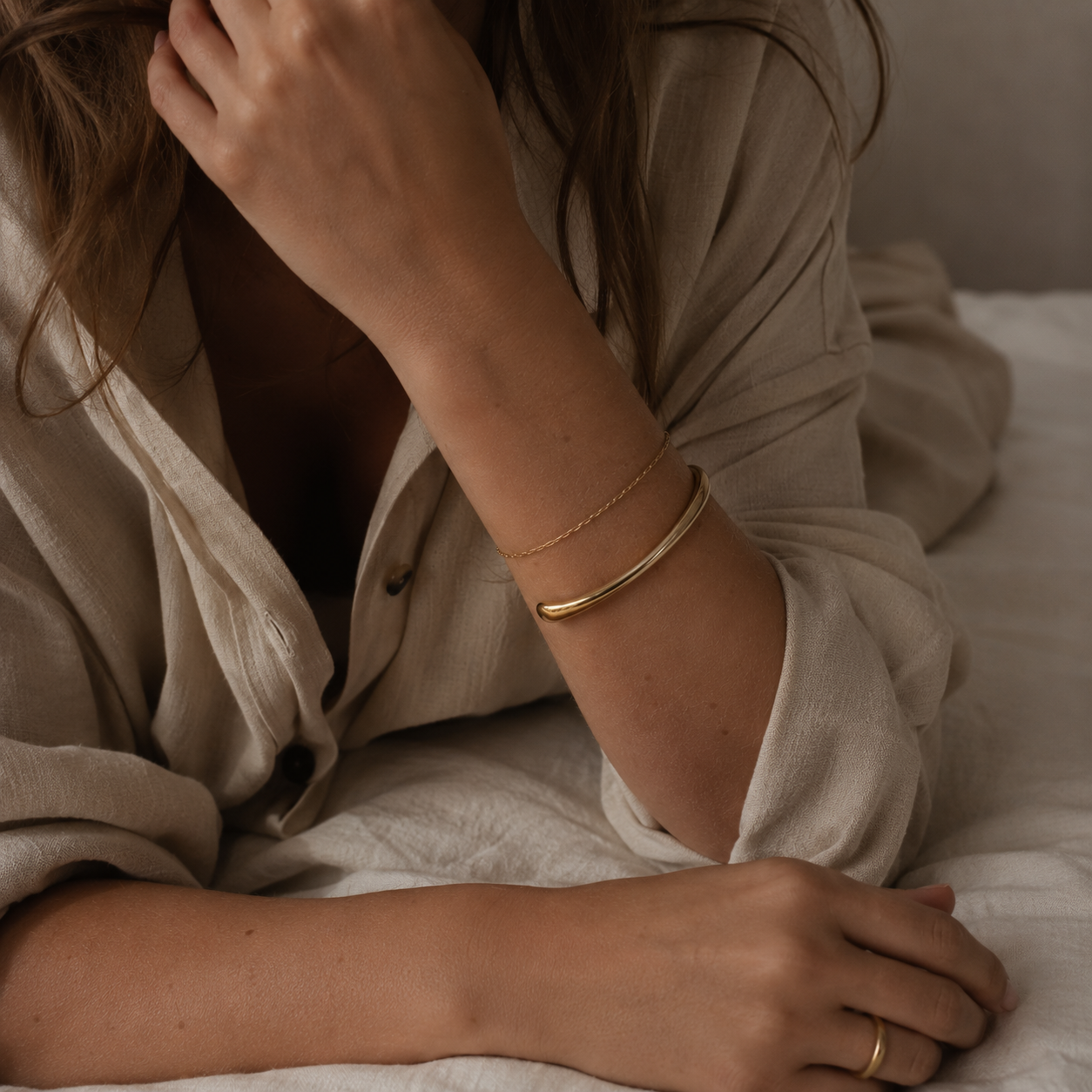 Flow Cuff Gold