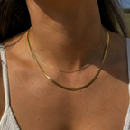 Snake Necklace Gold