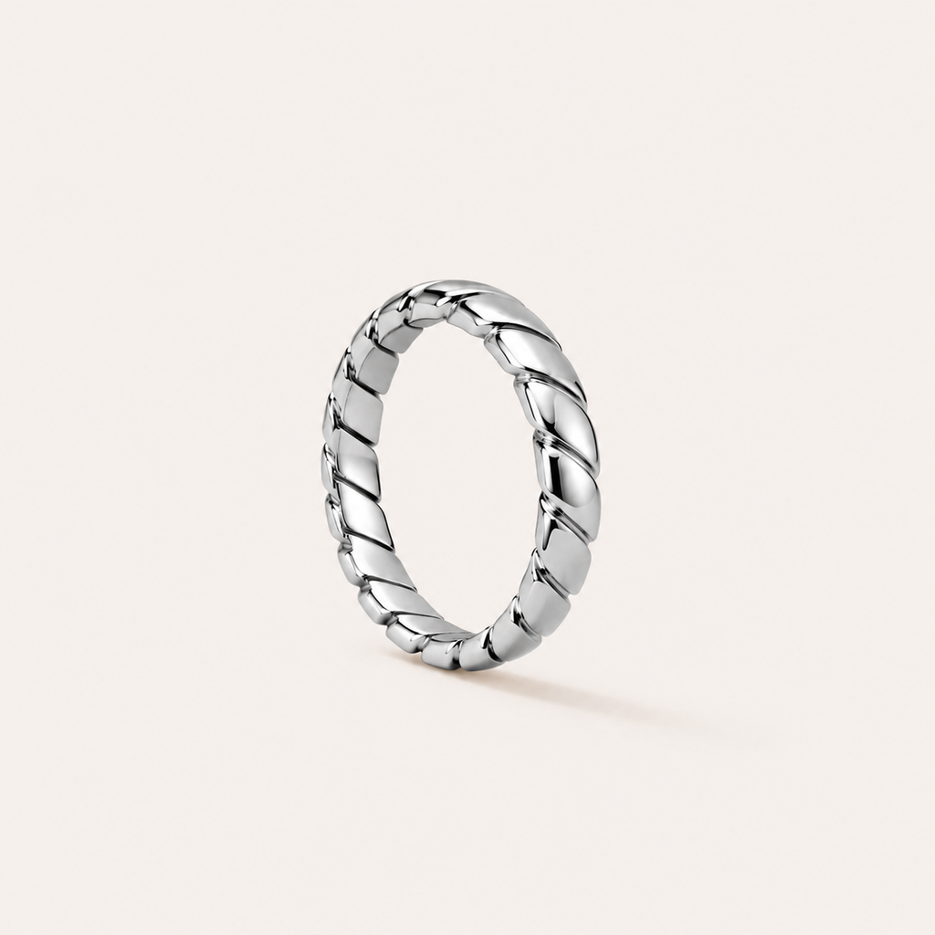Twist Ring Silver