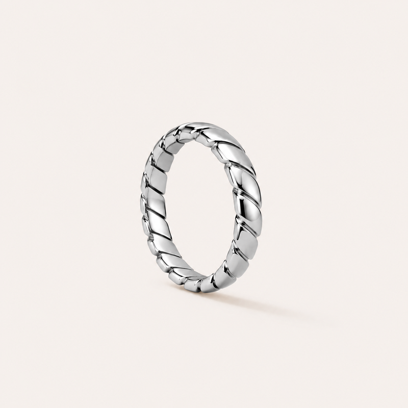 Twist Ring Silver