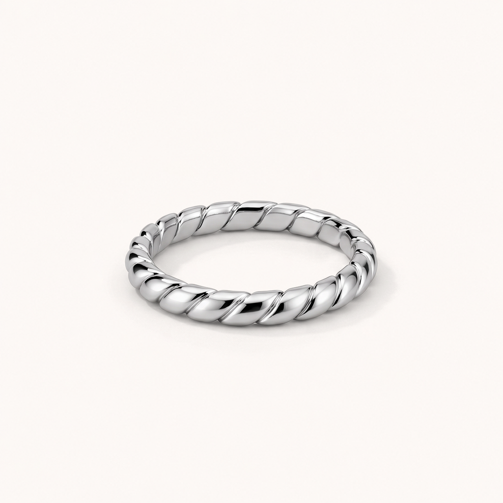 Twist Ring Silver