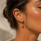 Compass Earrings Gold