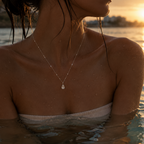 Auréa Drop Necklace Silver