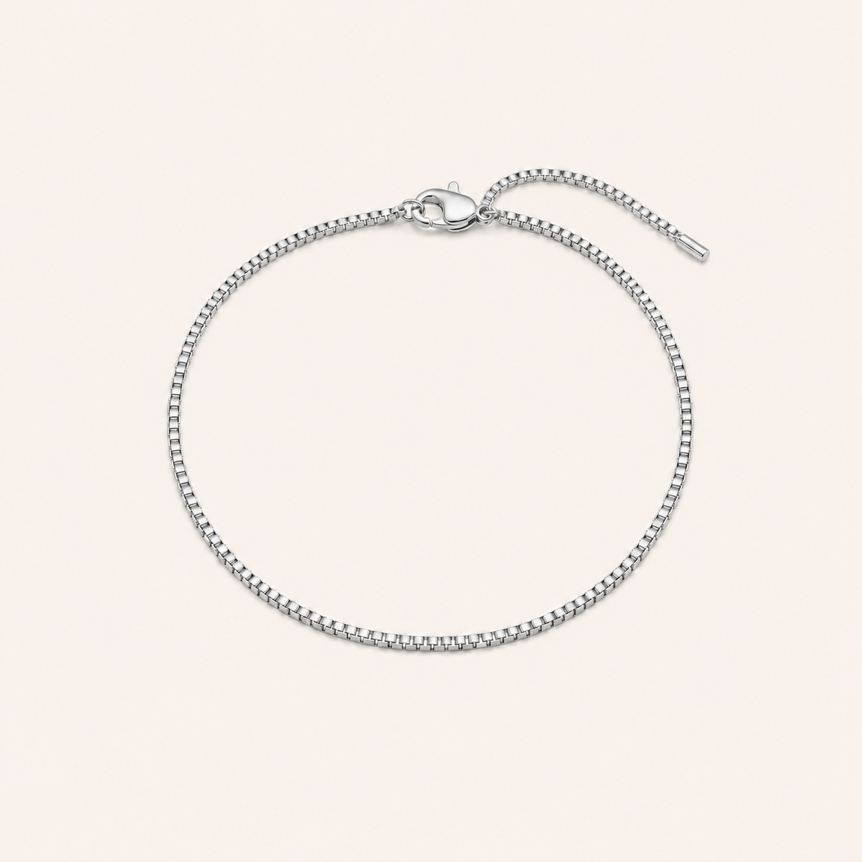 Box Bracelet Silver