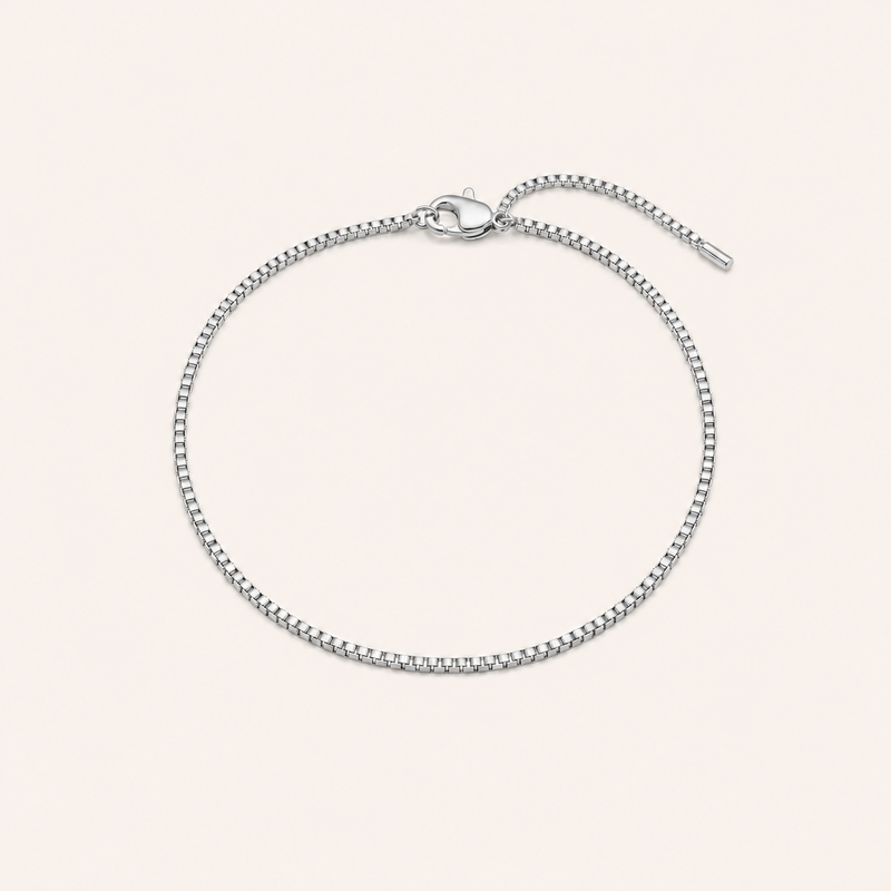Box Bracelet Silver