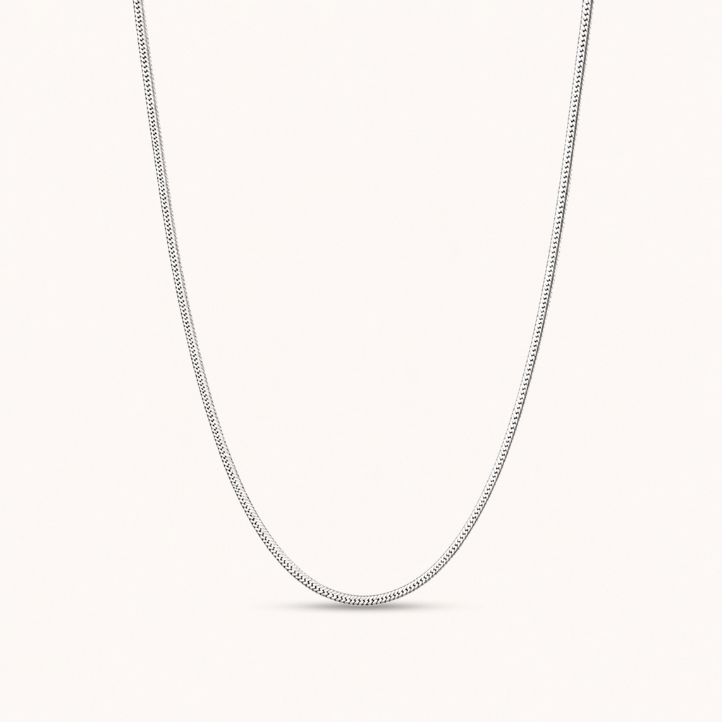 Snake Necklace Silver