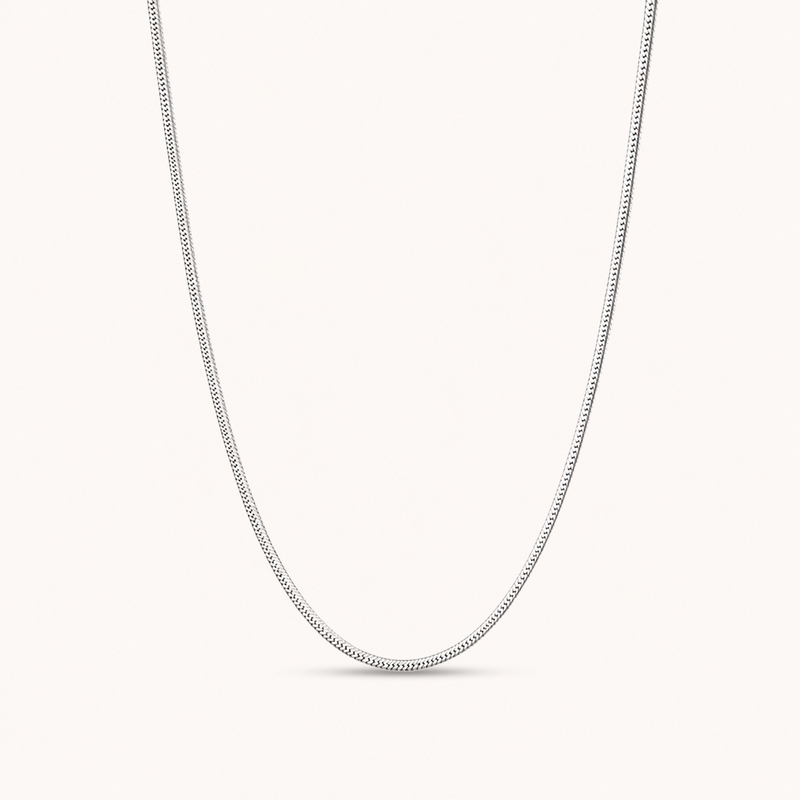 Snake Necklace Silver