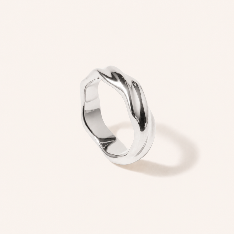 Wave Ring Silver