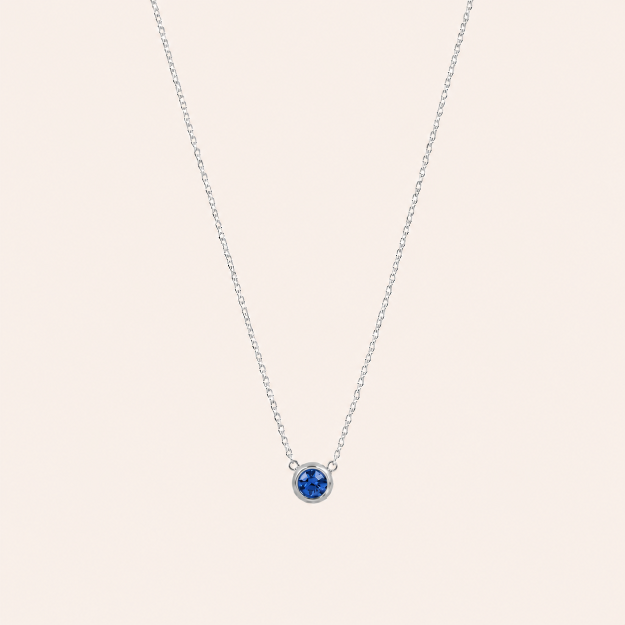 Birthstone Pendants Silver