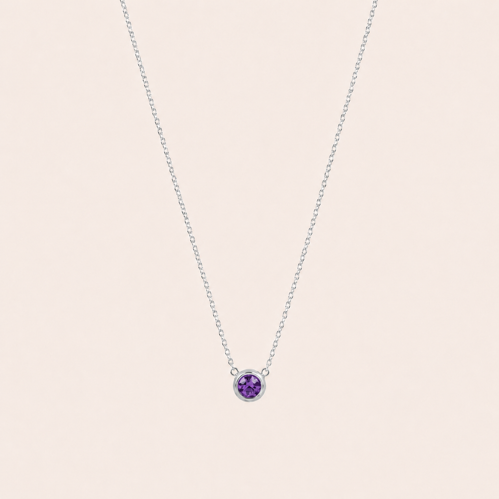 Birthstone Pendants Silver