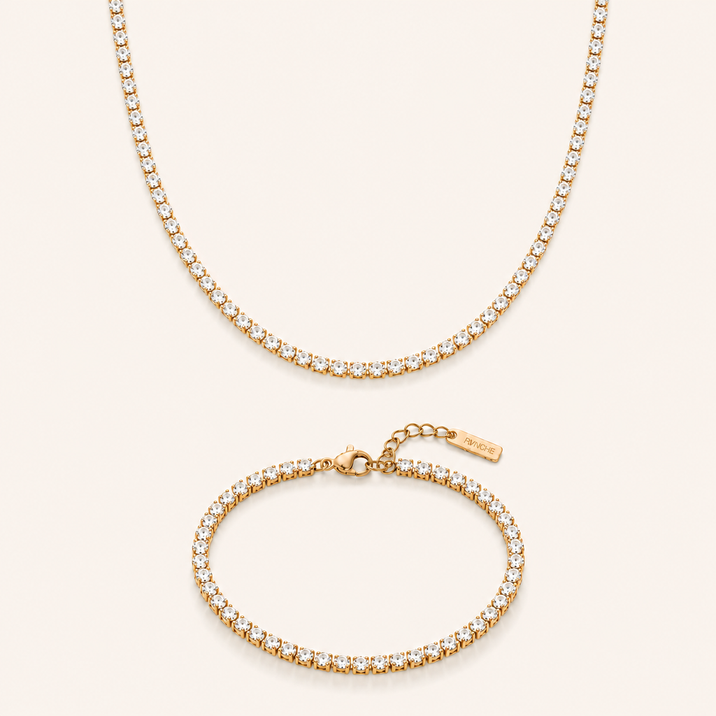 The Tennis Set Gold