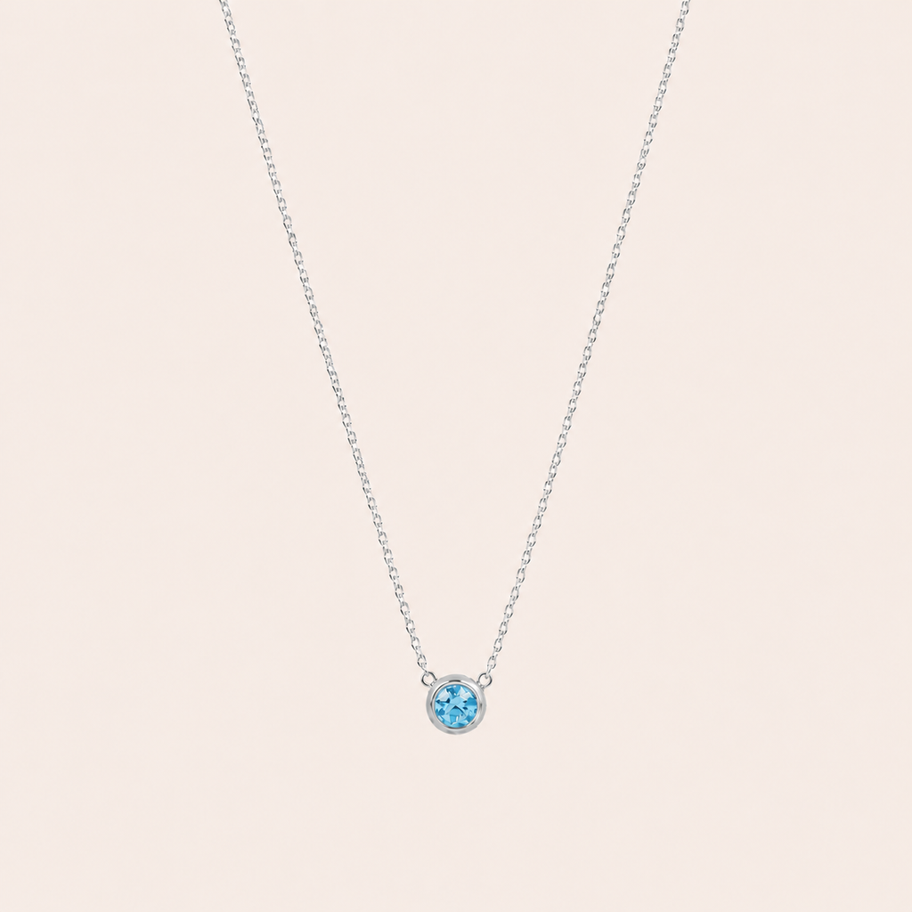 Birthstone Pendants Silver