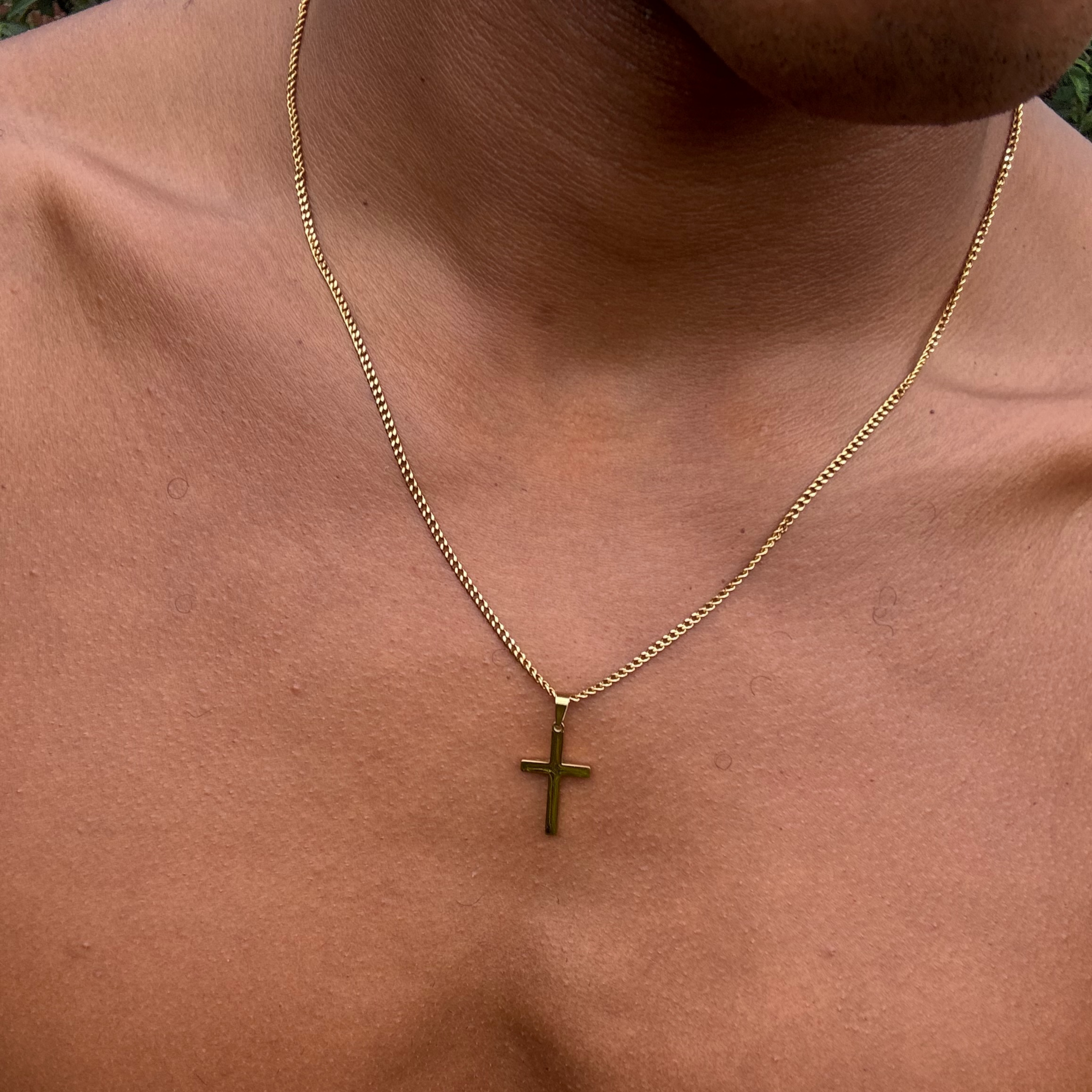 Bundle - Cross Gold 2MM