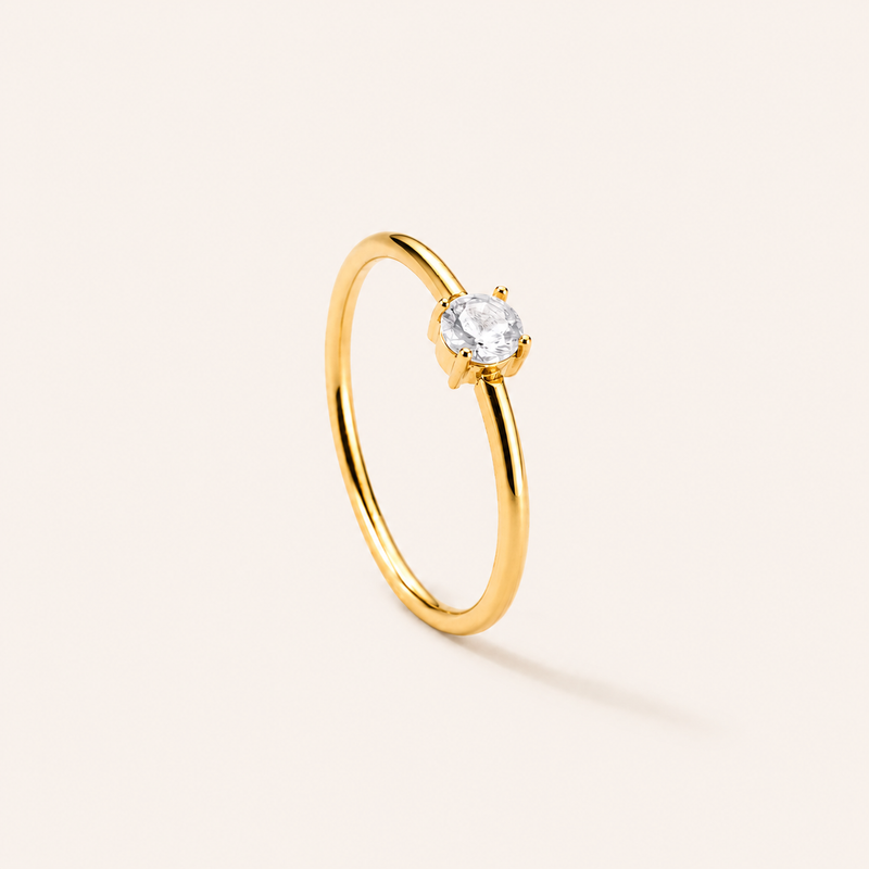 Solitaire Ring Gold