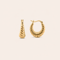 Croissant Hoops Gold