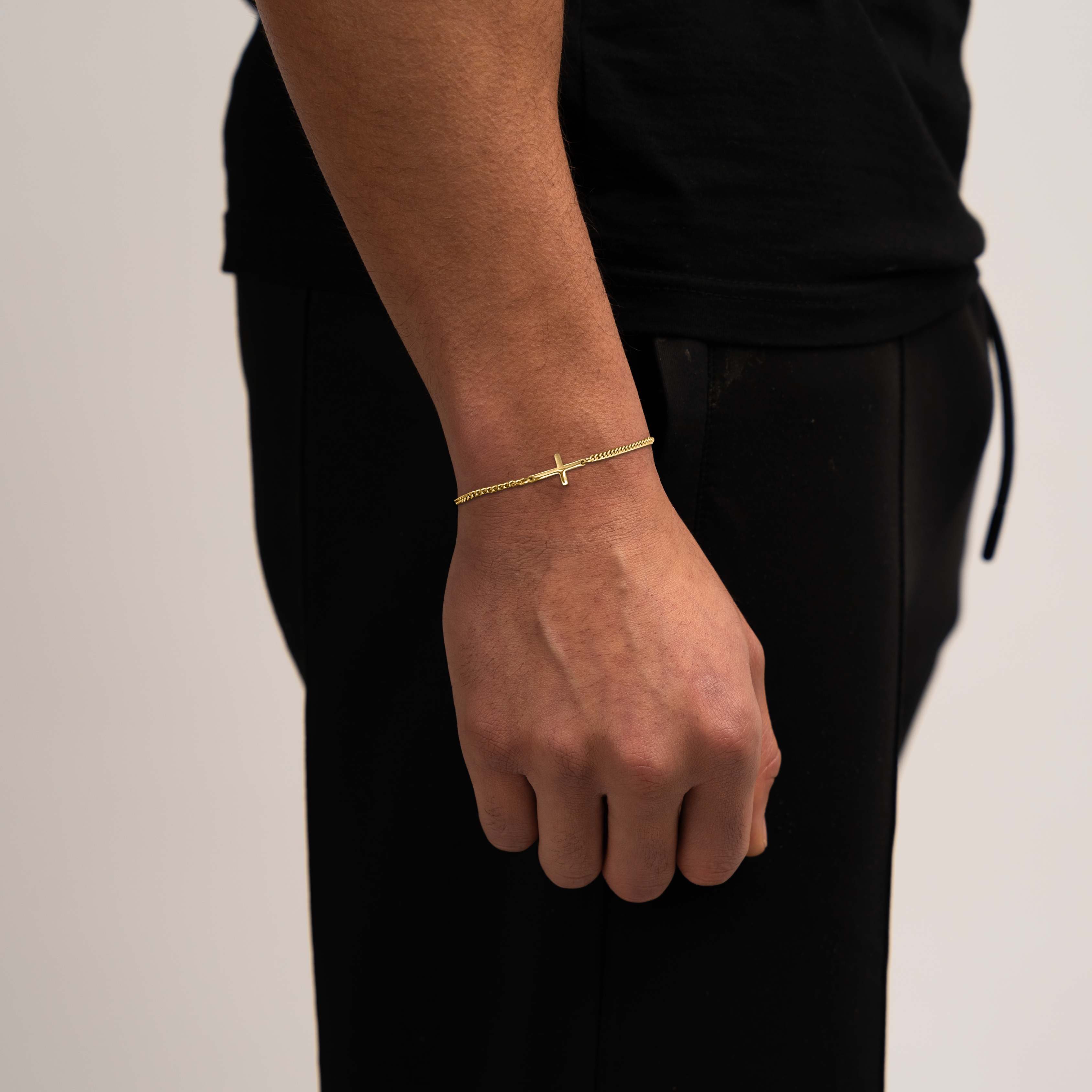Bundle - Cross Gold 2MM