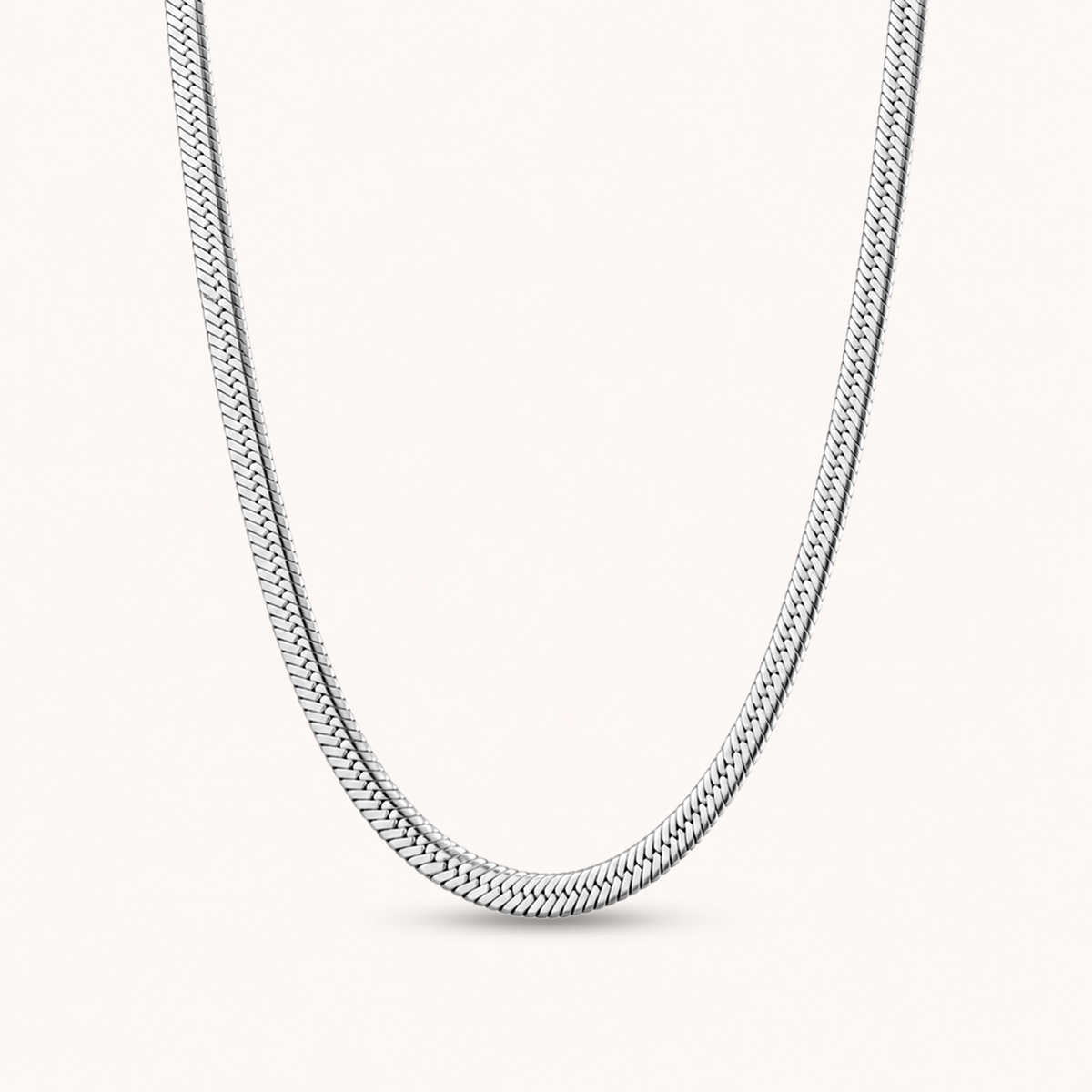 Snake Necklace Silver
