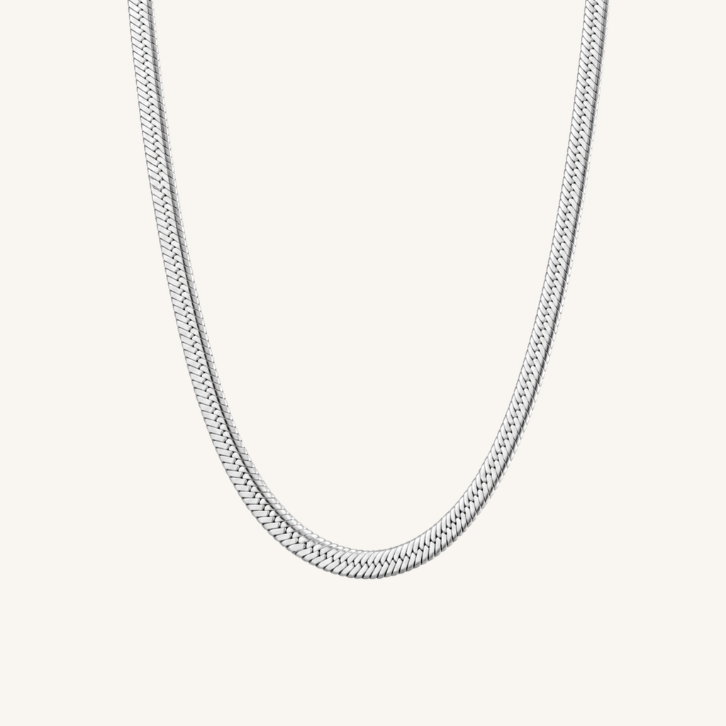 Snake Necklace Silver
