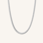 Snake Necklace Silver