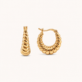 Croissant Hoops Gold