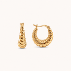 Croissant Hoops Gold