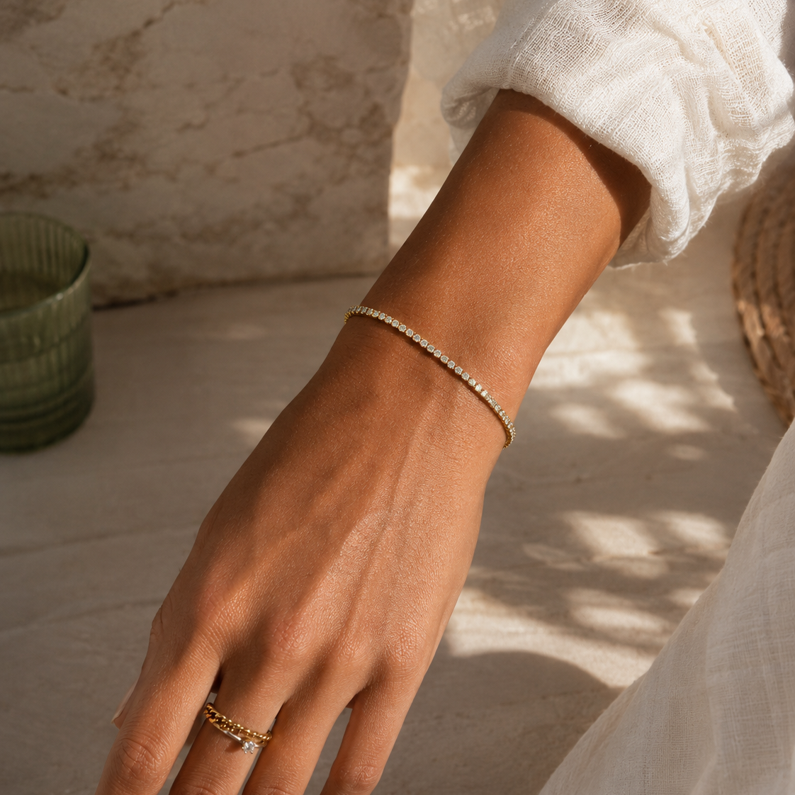 Tennis Bracelet Gold