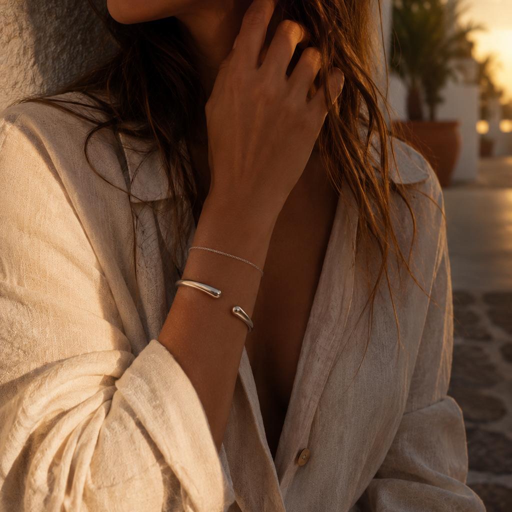Flow Cuff Silver