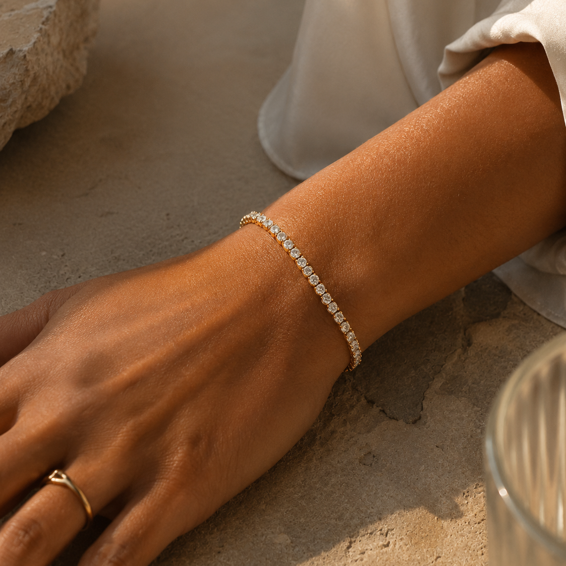 Tennis Bracelet Gold