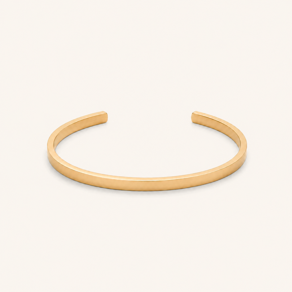 Line Cuff Gold