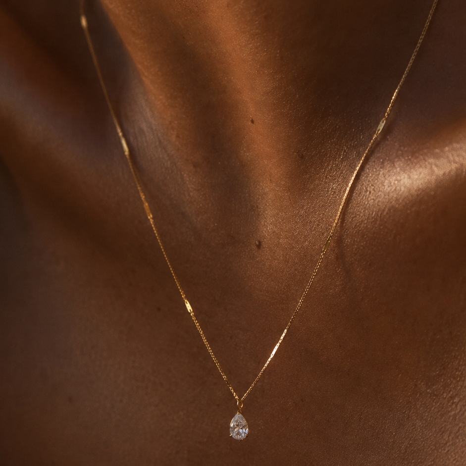 Auréa Drop Necklace Gold