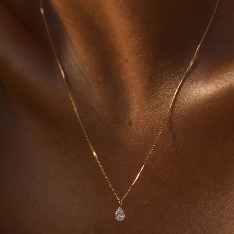 Auréa Drop Necklace Gold