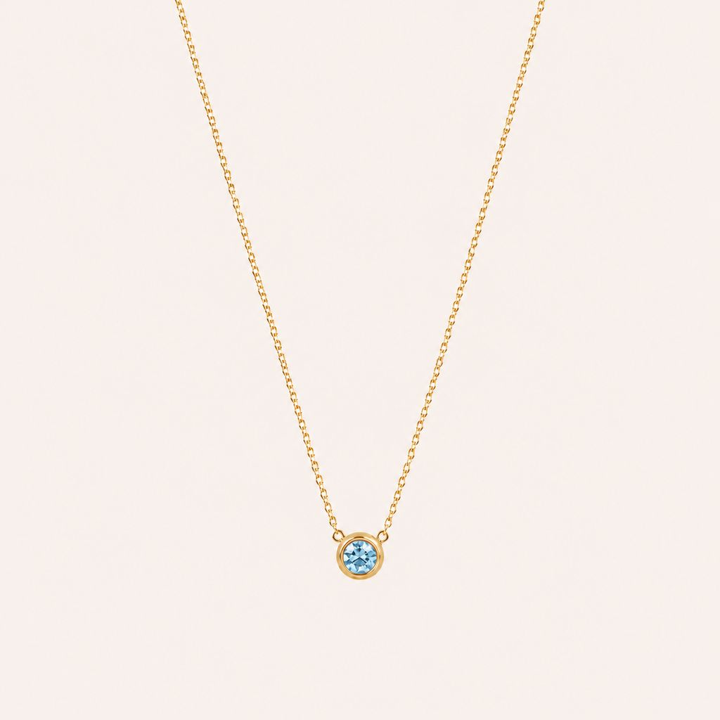 Birthstone Pendants Gold