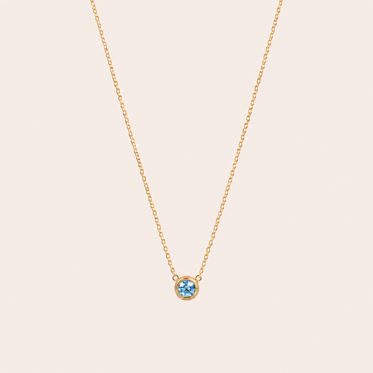 Birthstone Pendants Gold