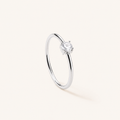 Solitaire Ring Silver
