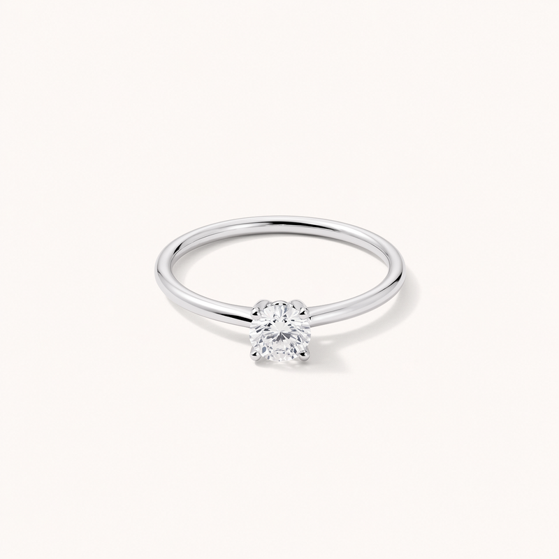 Solitaire Ring Silver