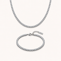The Tennis Set Silver