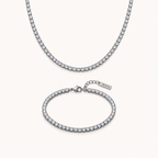 The Tennis Set Silver