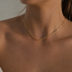 Lace Necklace Gold