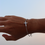 Cross Armbånd Sølv