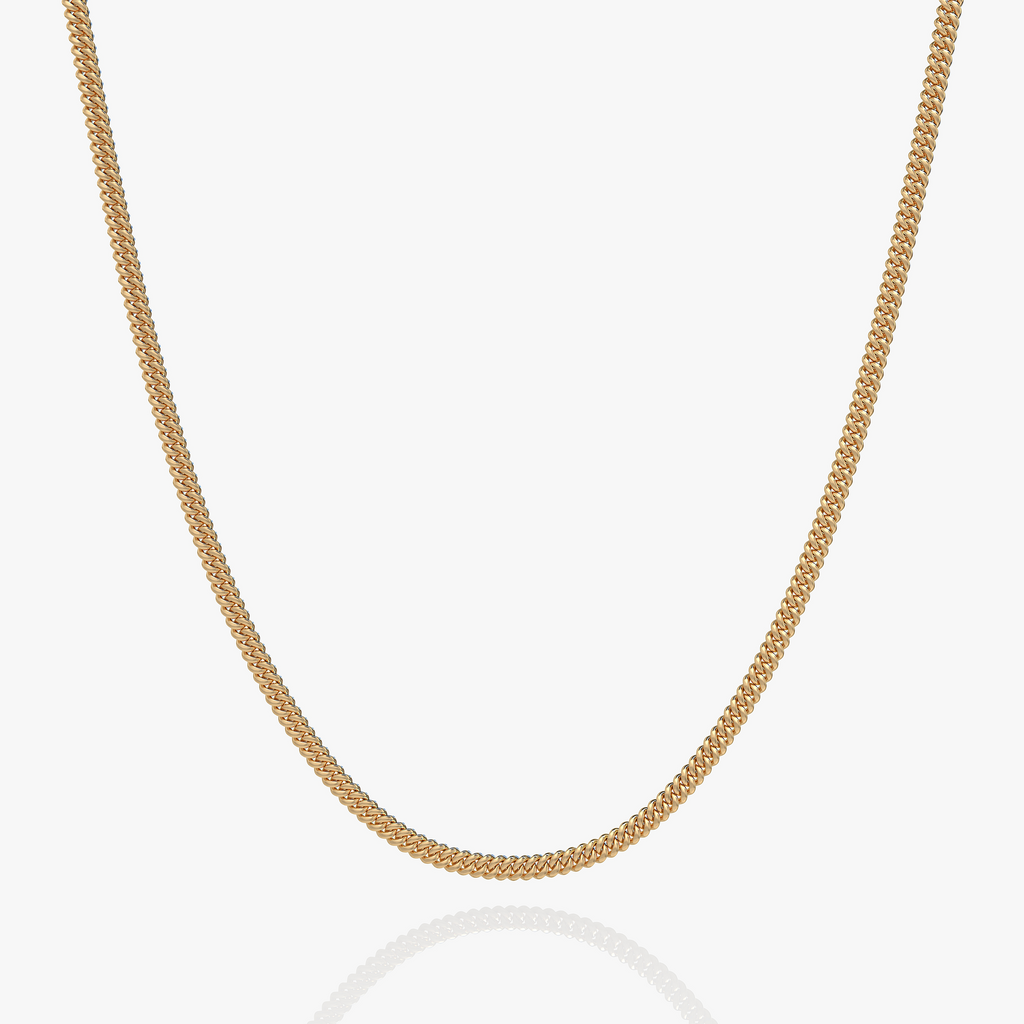 Cuban Link Collar Dorado 4MM
