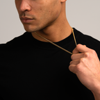 Cuban Link Collar Dorado 4MM
