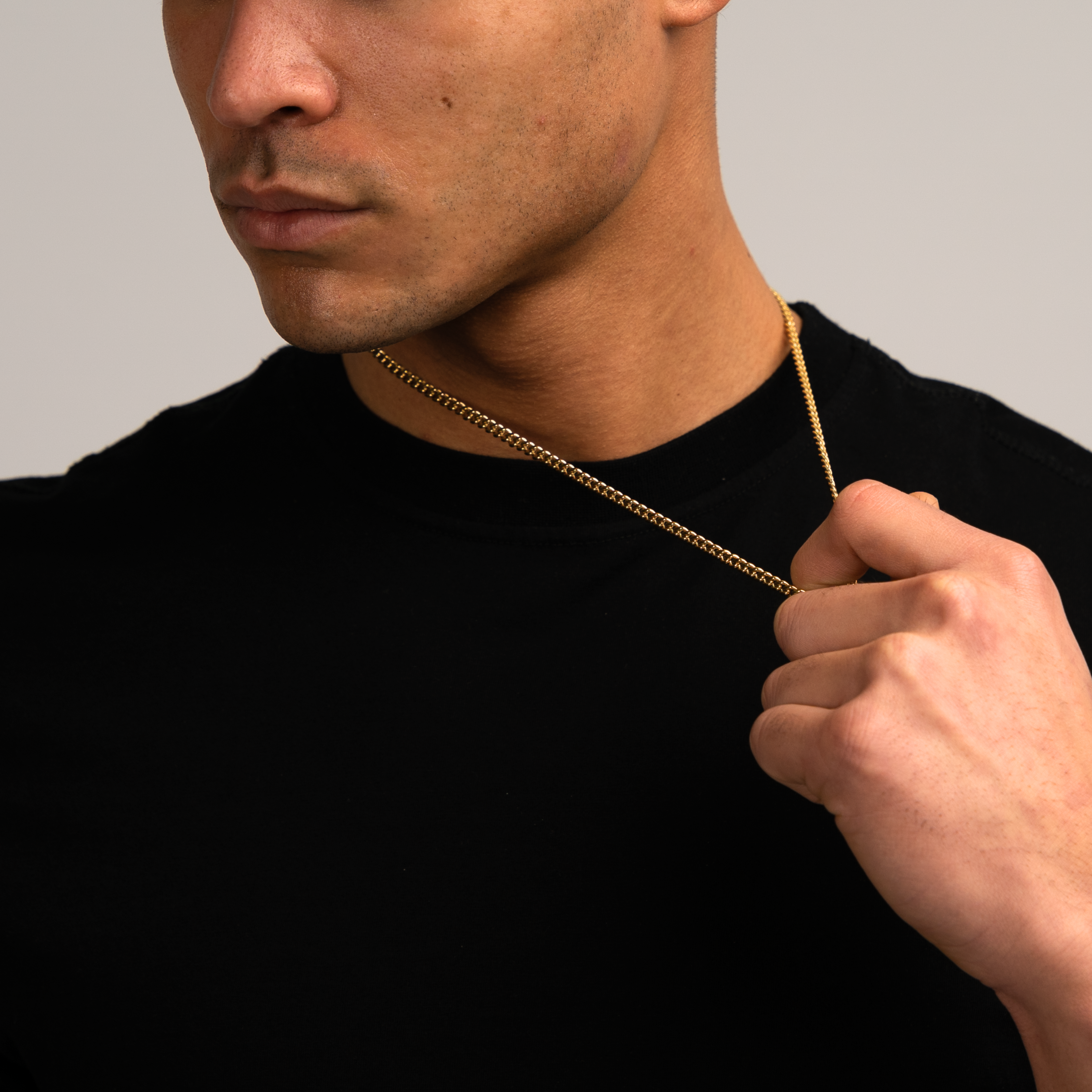 Cuban Link Collar Dorado 4MM
