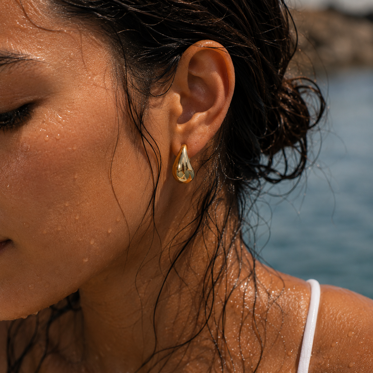 Drop Earrings Gold