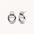 Double Hoops Silver