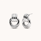 Double Hoops Silver